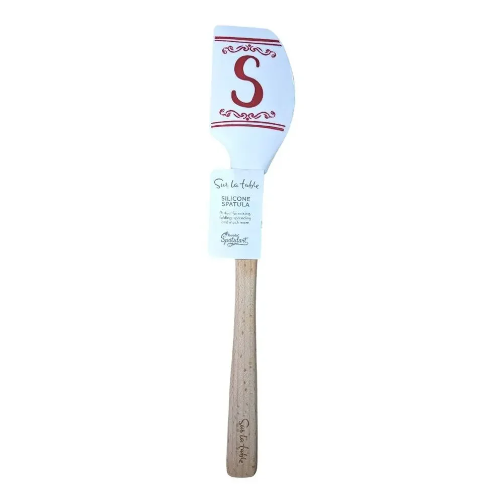 NEW Sur La Table Monogram Silicone Head Spatula Letter 